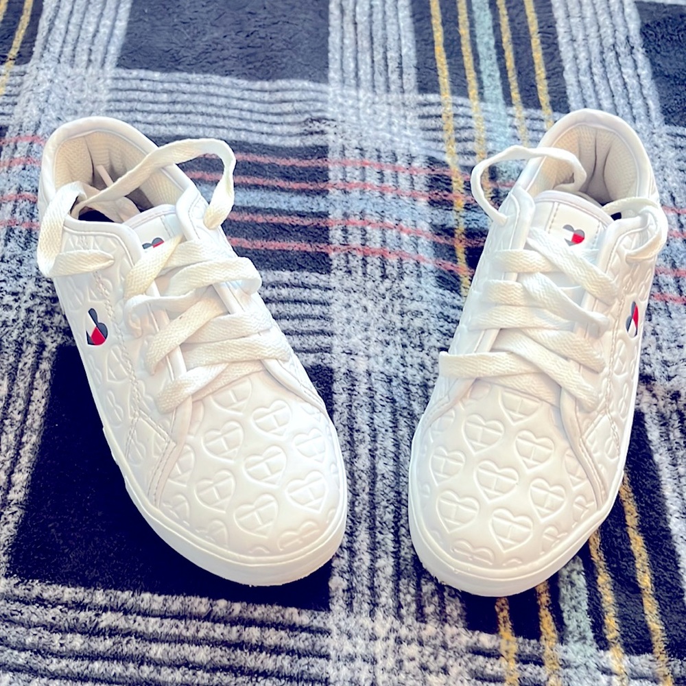 Tommy Hilfiger .with white heart details. red,white and navyblue details